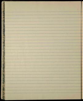 Blank lined page