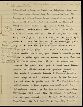 Route to Lhakang Dzong and natural history notes