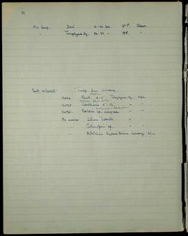 Minimum temperatures and seed/specimen notes at Daú, Tongkyuk Dz., and Lunang