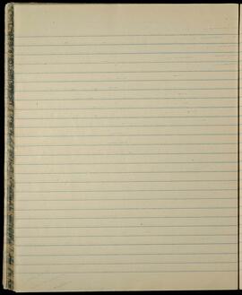Blank lined notebook page
