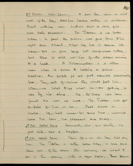 Sana halt; illness of Tibetan companion and game taken, 3–5 October