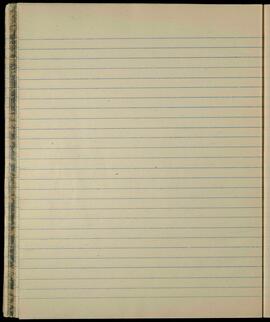 Blank lined notebook page
