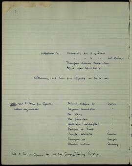 Gyantse dispatches and seed list, 30/10/1946