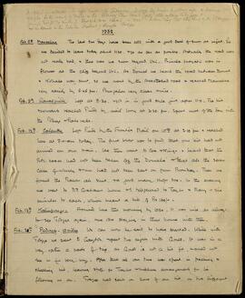 1938 February diary: Mansehra–Rawalpindi–Calcutta–Kalimpong–Pedong