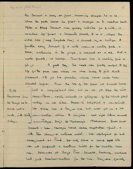 Descent from Donga La to Sana; letters and gifts from Tobgye, Dorji, the Maharaja and Maharani