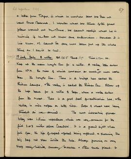 1 July: Longte Chu to Sefu; letter about Bruce Bakewell