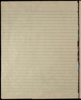 Blank lined page