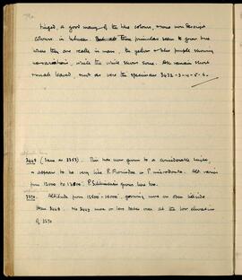 Primula field notes and altitudinal observations for specimens 3370 and 3449