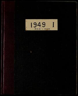 Diary cover for 1949 I