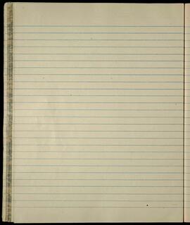 Blank lined page