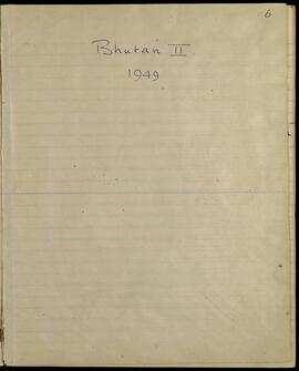 Bhutan II, 1949