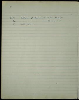 Weather observations for days 22–25