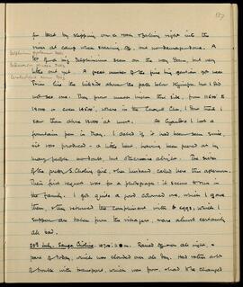 Sanga Choling diary entry with plant observations and local visit