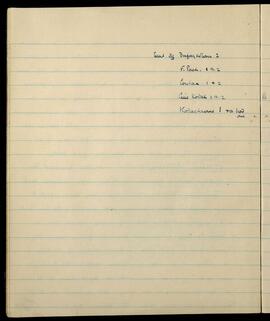 Film shipment note