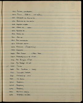 Specimen list with localities Hsiu Lai La and Pampasung