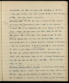 Field notes at Tso Blerang Lake Camp and march to Senguti