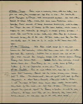Diary entries from Tongsa to Tashiling and Chendebi, 14–16 October