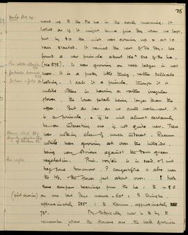 Me La, Aug. 24: Botanical observations and bearings