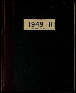 George Sherriff Diary, 1949 vol 2
