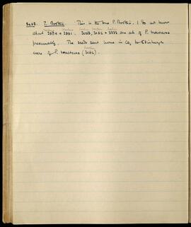 Notes on P. Boothii and P. bracteosa specimens and seed shipment to Edinburgh