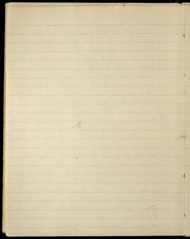 Blank lined page with doodle
