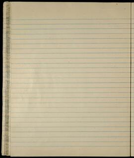 Blank lined notebook page