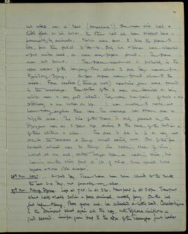Report of aircraft wreck near Langong Chu and journey to Nang Dzong (26–27 Nov.)
